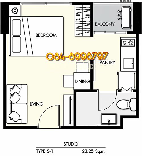 ขาย คอนโด พรีเซนต์ คอนโด เอกชัย 32 (Present Condo Ekachai 32) ใกล้ BTS วุฒากาศ ห้องสตูดิโอ 23.5 ตร.ม. ชั้น 2 ตำแหน่งไม่บล็อควิว เฟอร์ฯครบ สภาพใหม่พร้อมเข้าอยู่ ขายด่วน 1.15 ลบ.