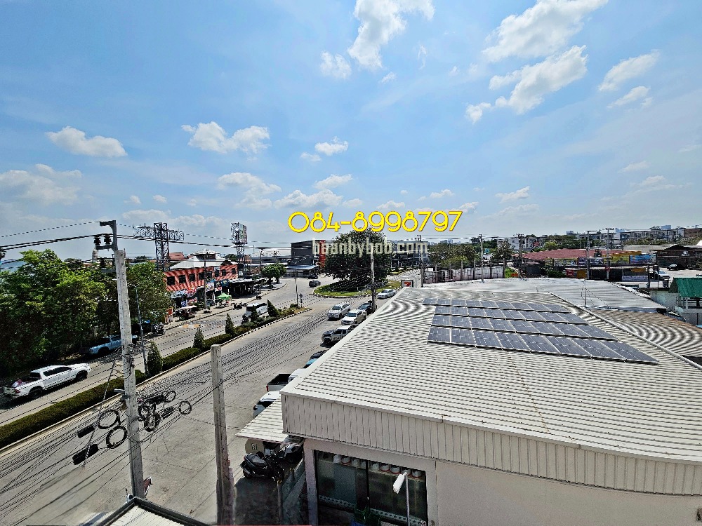 ขาย อาคารพาณิชย์ 3.5 ชั้น โครงการ เมทโทร บิซทาวน์ แจ้งวัฒนะ 1 Metro Biz Town Chaengwattana 1 ถ.หอการค้าไทย ชัยพฤกษ์ ตัดใหม่ ห้องมุม ทำเลการค้า ติดร้าน 7-11 ขนาด 55.6 ตร.วา สภาพใหม่ ขาย 14.9 ล้านบาท